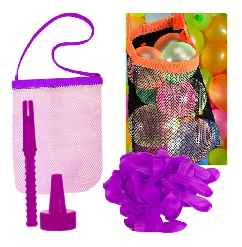 Set 60 Bombitas De Agua + Morral + Herramienta - Imagen 11
