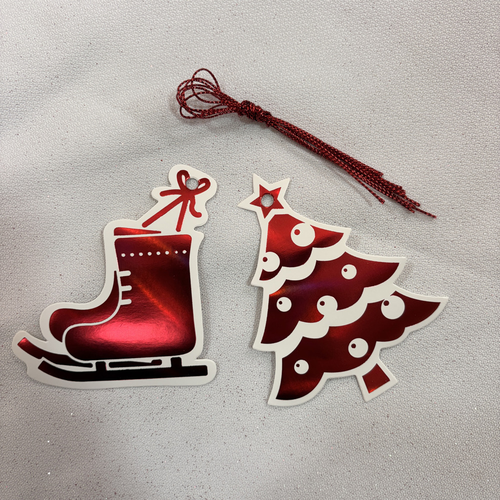 Pack 12 Uds Tarjetas Para Regalo Motivo Navidad - Imagen 9