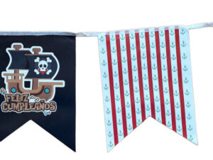 Guirnalda De Pirata Feliz Cumpleaños