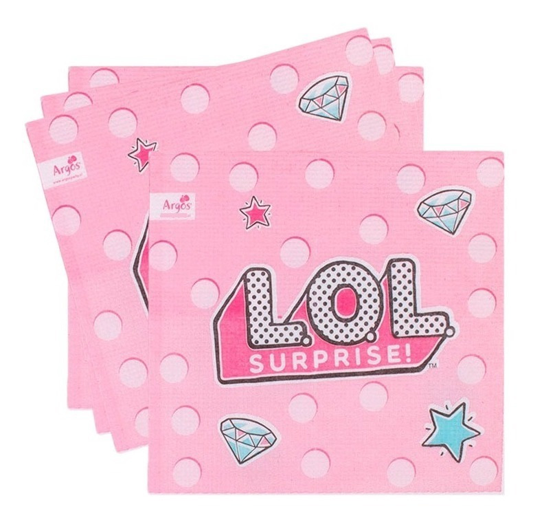 Servilletas De Papel Decoración Motivo ( Lol Surprise )