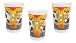 Pack 6 Uds Vaso De Plásticos Con Diseño Toy Story