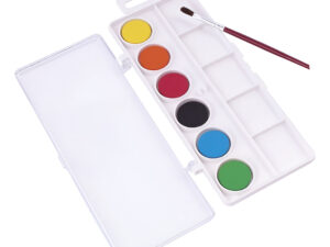 Estuche De Acuarelas 6 Colores Surtidos + Pincel / Jovi