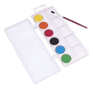 Estuche De Acuarelas 6 Colores Surtidos + Pincel / Jovi