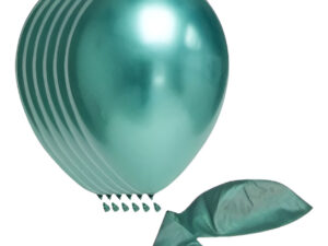 Pack 6 Uds Globo Grande Cromado R18