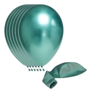 Pack 6 Uds Globo Grande Cromado R18