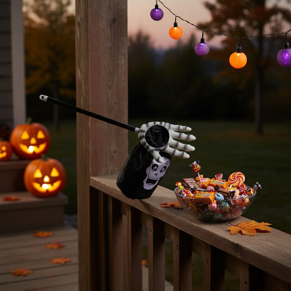 Bolsa Para Dulces Motivo Halloween Con Diseño Mano - Imagen 10