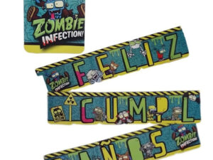 Guirnalda Para Decoración Frase Feliz Cumpleaños Zombie