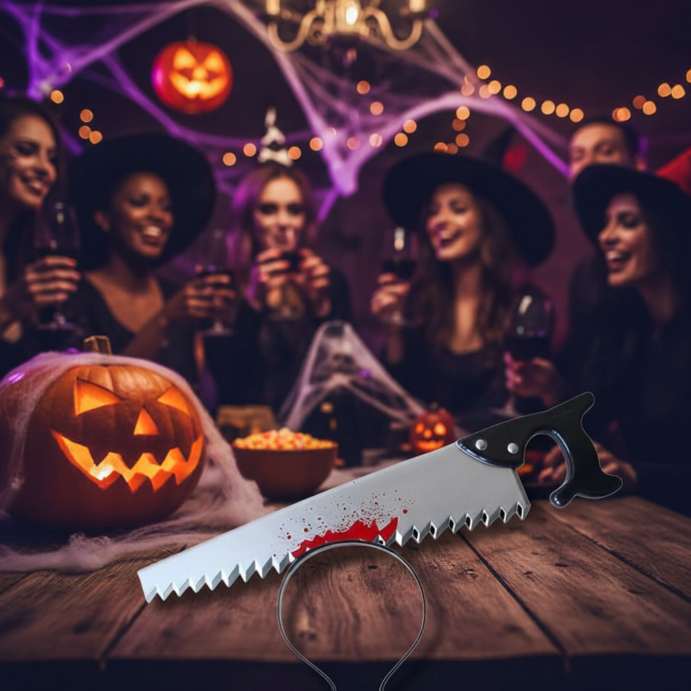 Cintillo Sangriento / Fiesta Halloween / Diseño Serrucho - Imagen 3