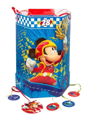 Piñata De Cumpleaños Mickey Aventura Hexagonal