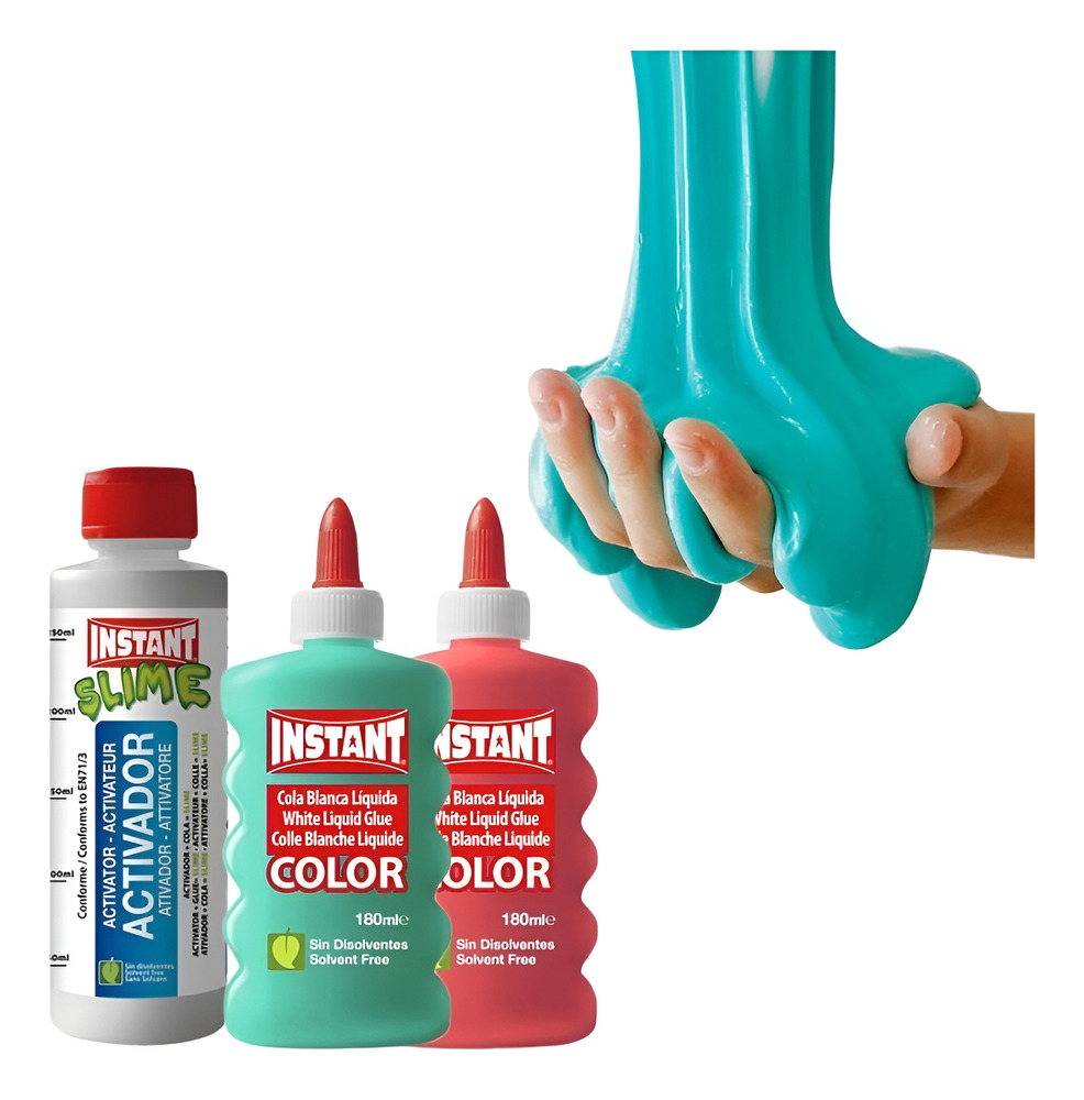Kit Completo Para Crear Slime / Color / 360 Ml