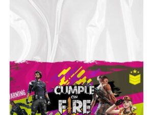 Mantel Plástico Decoración Motivo Free Fire