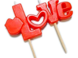 Velas Decoración De Torta Con Forma De Letras Frase ( Love )