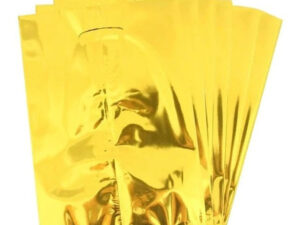 Bolsas Para Dulces Diseño Unicolor Metalizado