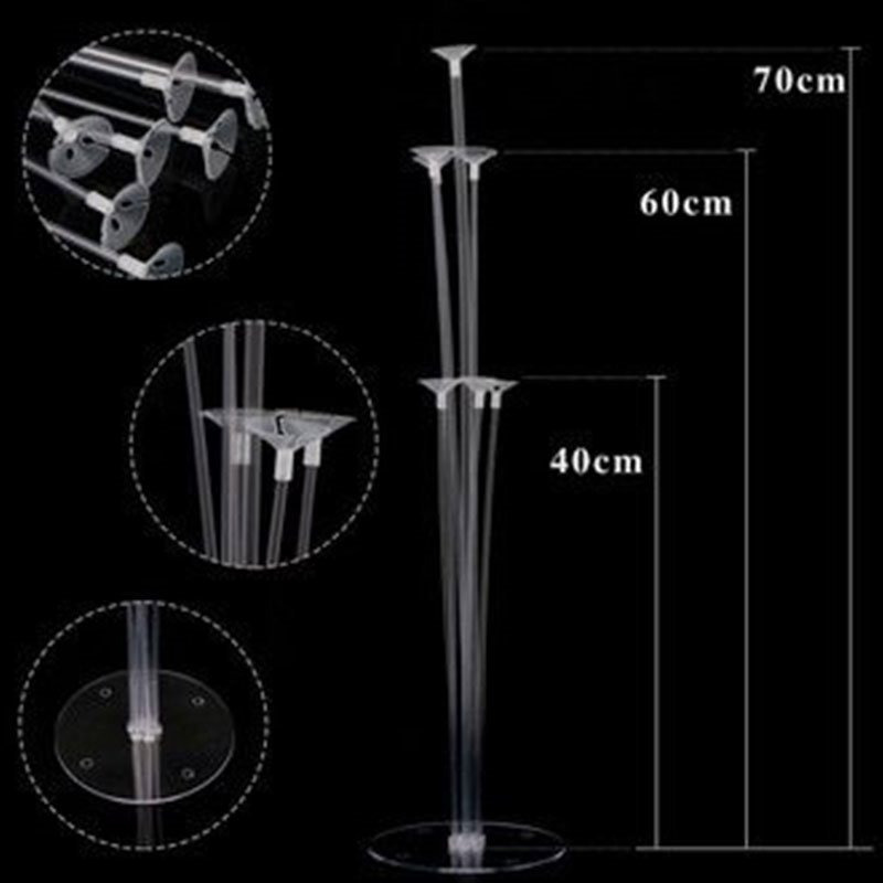 Pack 3 Uds Base Para Globos Transparente Capacidad 7 Globos - Imagen 3