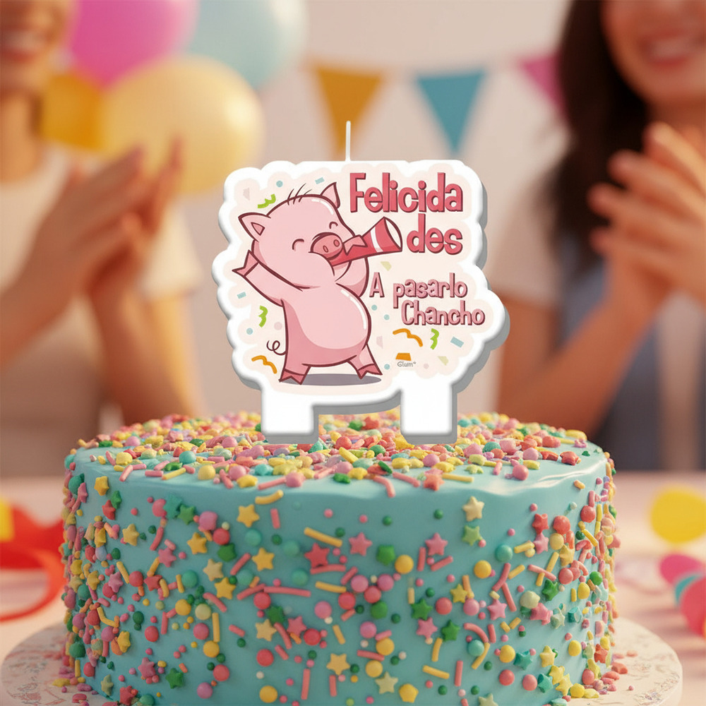 Vela A Pasarla Chancho! Para Cumpleaños - Imagen 3