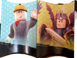 Pack 6 Uds Cajas Para Dulces / Cotillón / Motivo Roblox