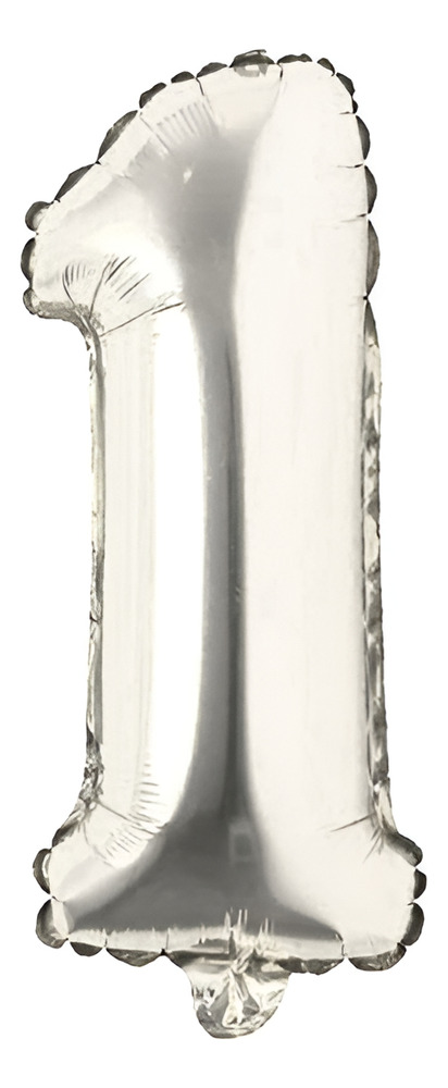 Globo En Forma De Numero - 45 Cm