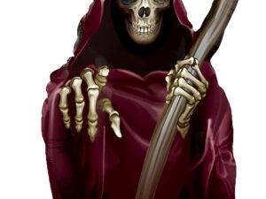 Globo Metálico Para Decoración Santa Muerte / Halloween