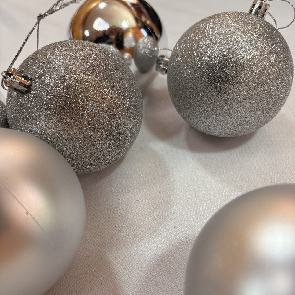Adorno Arbol De Navidad Esferas Diseños 8cm Pack 6 Unidades - Imagen 7