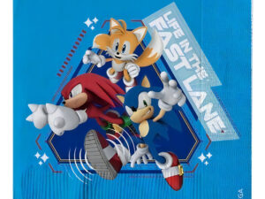 Servilletas Sonic Sega 12 Unidades Cumpleaños Party Express