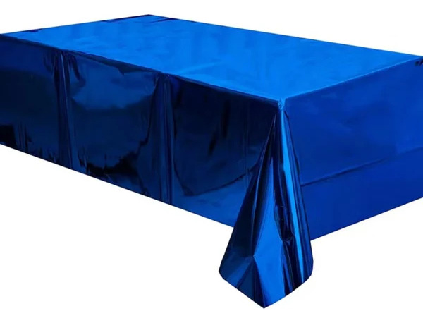 Mantel Metalizado Para Decoración De Mesa Rectangular