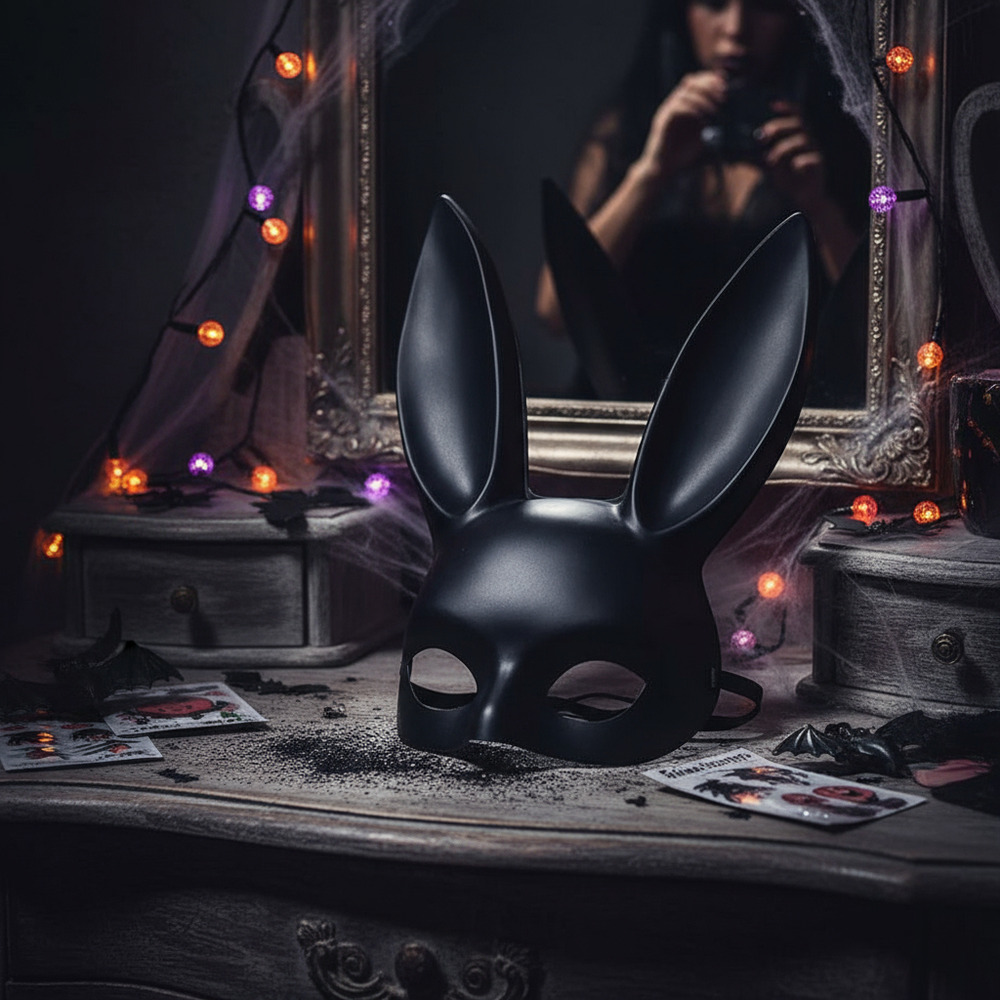 Mascara Para Tu Disfraz / Antifaz Conejo - Imagen 3