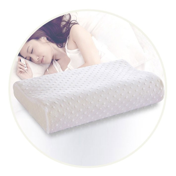 Almohada Espuma Viscoelástica Modelo Cervical (funda Puntos)