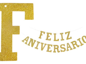 Guirnalda Para Decoración Con Frase Feliz Aniversario