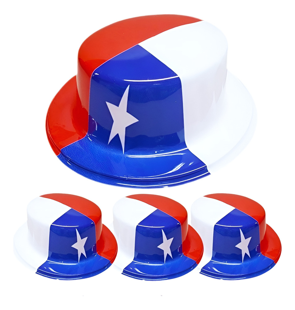 Pack 4 Sombreros / Cotillón / Decoración ( Fiestas Patrias )