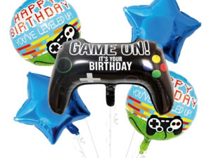 Set De Globos Decoración 5 Uds Motivo Game Control