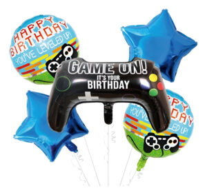 Set De Globos Decoración 5 Uds Motivo Game Control