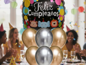 Set De Globos Decoración 7 Uds Especial Feliz Cumpleaños