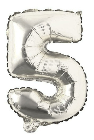 Globo En Forma De Numero - 45 Cm - Imagen 5