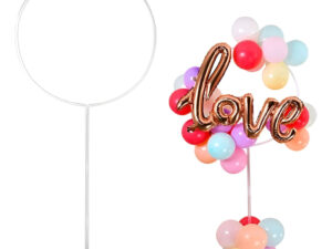 Base Para Globos Soporte Marco Redondo - No Incluye Globos