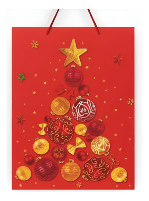 Bolsa Para Regalo Con Motivo ( Navidad ) M-40