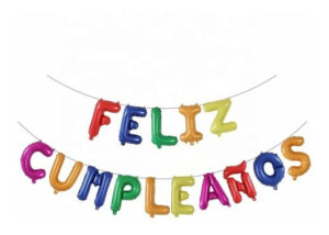 Set De Globos Decoración 15 Uds (feliz Cumpleaños) Color Tonos Pasteles