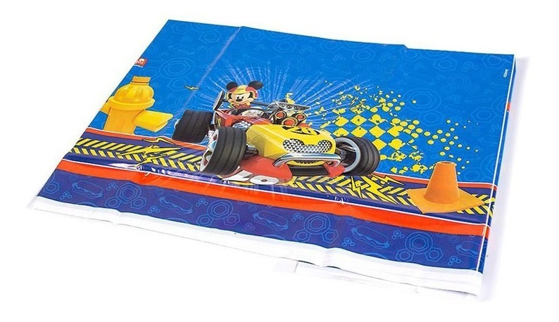 Mantel Plástico Decoración Rectangular Motivo Mickey Mouse A