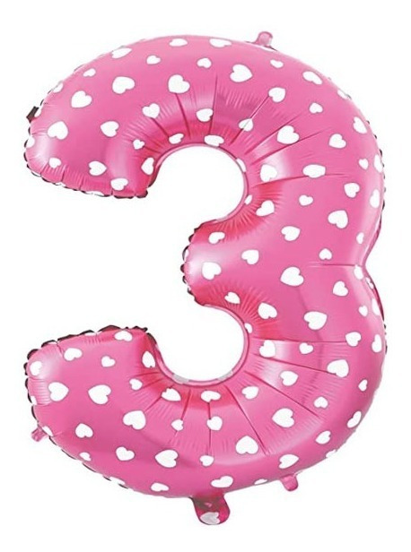 Globo En Forma De Numero - 45 Cm - Imagen 33