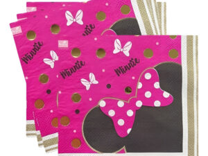 Servilletas De Papel Para Decoración Motivo ( Minnie Mouse )