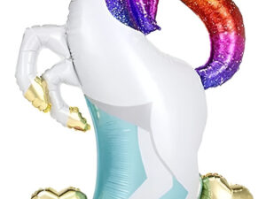 Globo Metálico / Figura Silueta Unicornio / Globo Grande