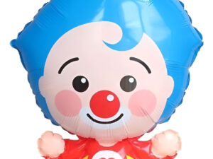 Globo Metálico Silueta Payaso Plim Plim