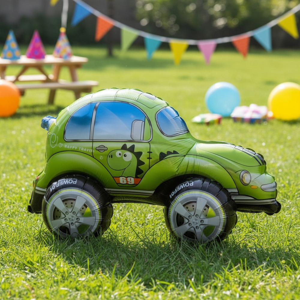 Globo Metálico 3d Figura Automóvil - Imagen 13