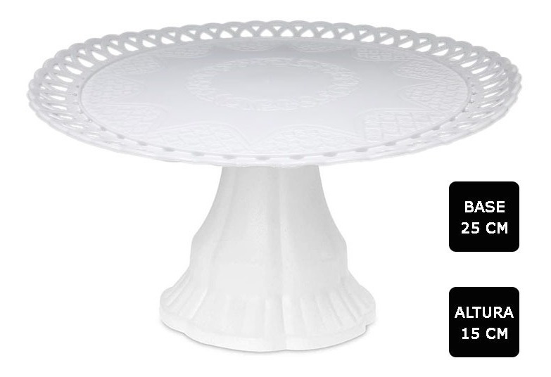 Base / Pedestal Redondo / Soporte Para Torta - Imagen 3