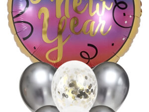 Set Globos Decoración 7 Uds Feliz Año Nuevo - Happy New Year