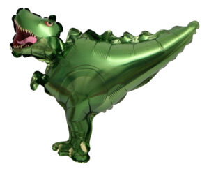 Globo Metálico / Globo Pequeño / Mini Figura De Dinosaurio
