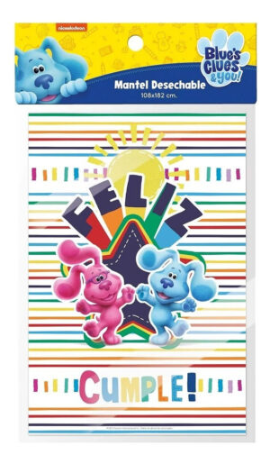 Mantel Blues Clue's (las Pistas De Blue) Rectangular