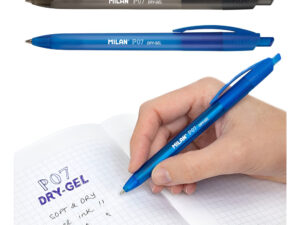 Pack 2 Uds Boligrafos Dry Gel / Lapiz Pasta / Secado Rapido