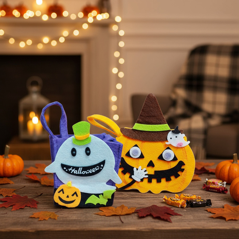 Pack 2 Uds Bolsa Para Dulces Motivo Halloween - Imagen 2