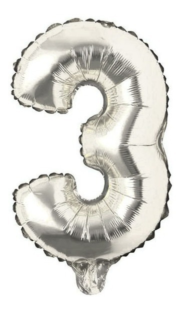 Globo En Forma De Numero - 45 Cm - Imagen 3