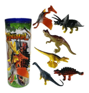 Estuche Con Mini Juguetes Figuras ( Dinosaurios ) Cotillón
